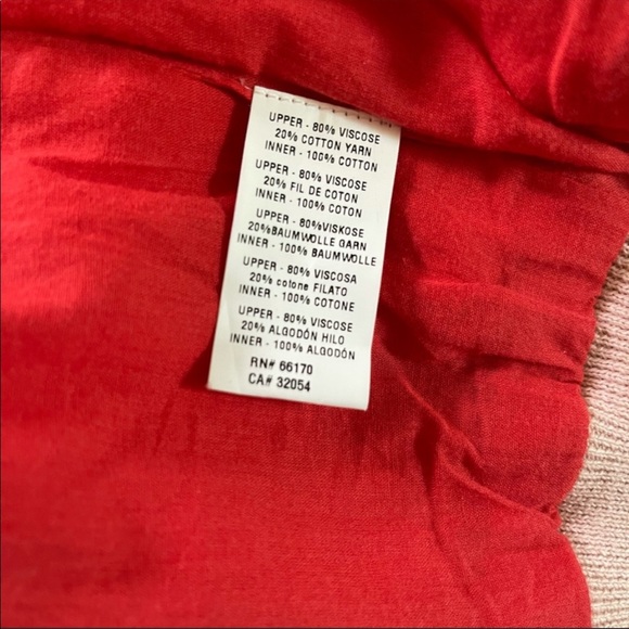 Anthropologie Conditions Apply Bomber Jacket Red Hand Stitched Size: L - Picture 6 of 7